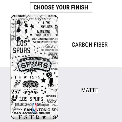 NBA San Antonio Spurs Historic Blast Galaxy S20 Plus Skin